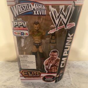 NEW WRESTLEMANIA 28 WWE Elite collection PPV. Action Figure CM PUNK